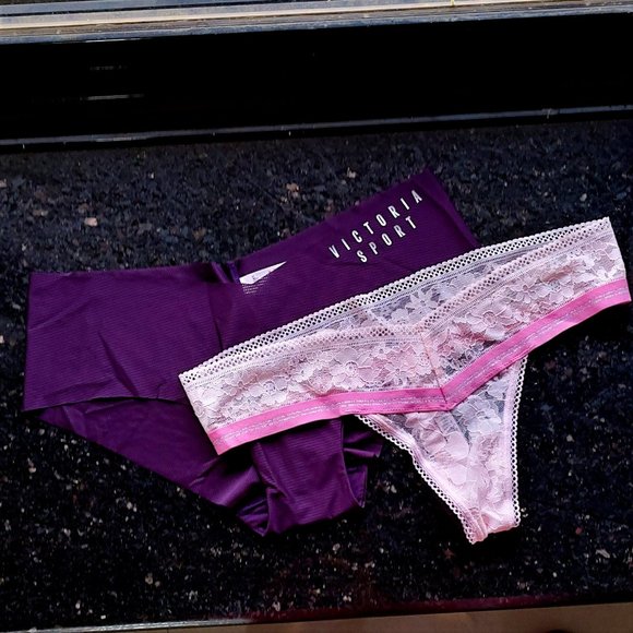 Victoria's Secret Panties bundle of 2 - Victoria's sport and pink thong size M